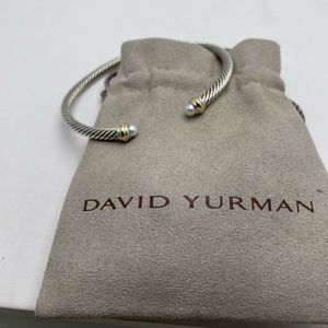 David Yurman Cable Classic 4mm bracelet with gold